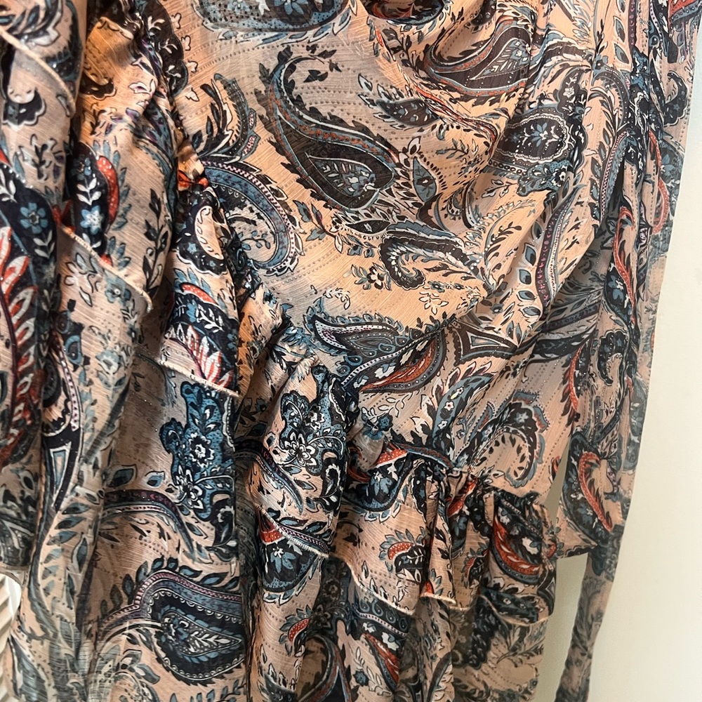 River Island Paisley Print Long Sleeve Dress - Picture 4 of 16